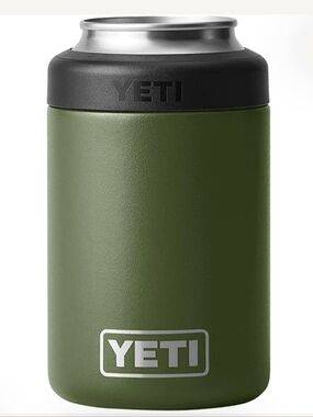 YETI RAMBLER 12OZ  COLSTER CAN INSULATOR. HIGHLANDS OLIVE  NWOT . RARE OOP.